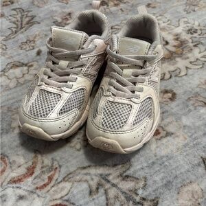 New Balance Kids' Beige and Light pink Sneakers